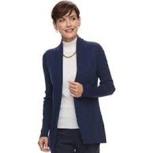 Express Navy Blue Cardigan